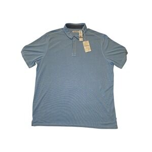Tommy Bahama 2XLT Paradiso Cove Polo NWT Chambray Blue Tencel Modal